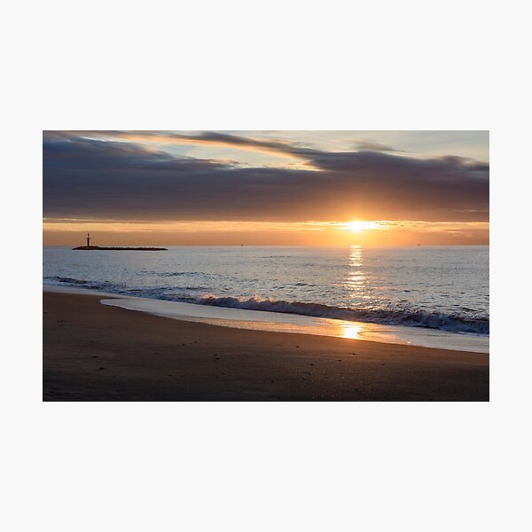 Item preview, Sunrise behind Far d'Altafulla designed and sold by Kim Pedersen.