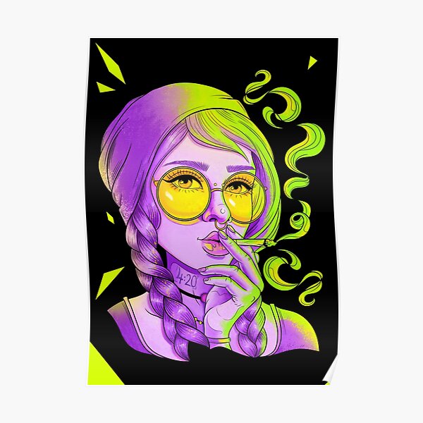 Stoner Girl Posters | Redbubble