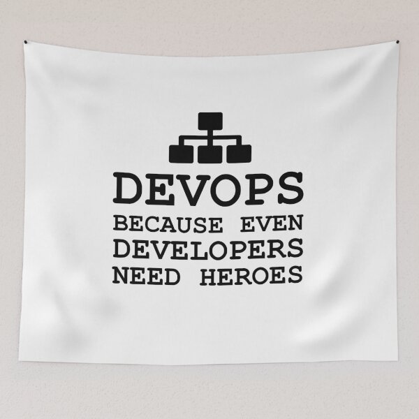 Item preview, DEVOPS because developers need heroes designed and sold by yourgeekside.