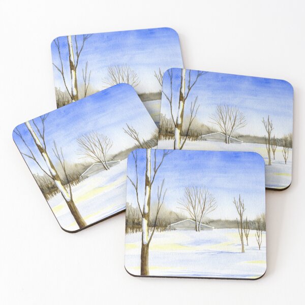 Item preview, Grey Shed in Winter designed and sold by BeyondThePOST.