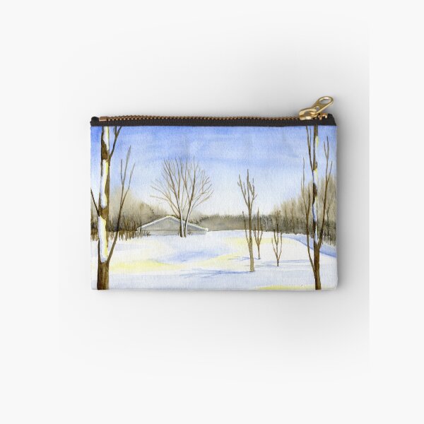 Item preview, Grey Shed in Winter designed and sold by BeyondThePOST.
