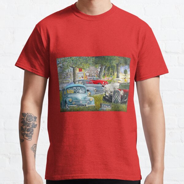 old french vehicles, 4 CV, ds, traction, old cars, french cars, nice cars Classic T-Shirt