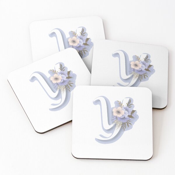 Item preview,  Floral Initial Capital Y Monogram Sticker  designed and sold by RosalieReeves.