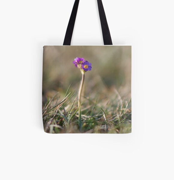 Primula Scotica All Over Print Tote Bag