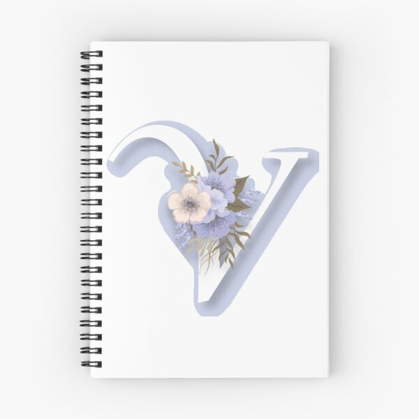 Item preview,  Floral Initial Capital V Monogram Sticker  designed and sold by RosalieReeves.
