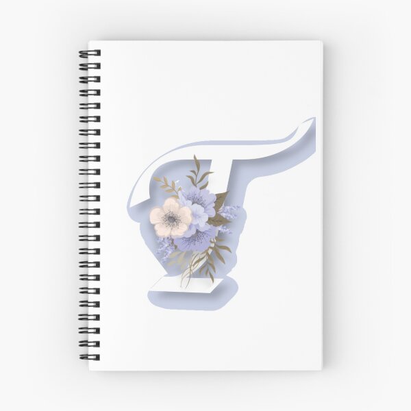 Item preview,  Floral Initial Capital T Monogram Sticker  designed and sold by RosalieReeves.