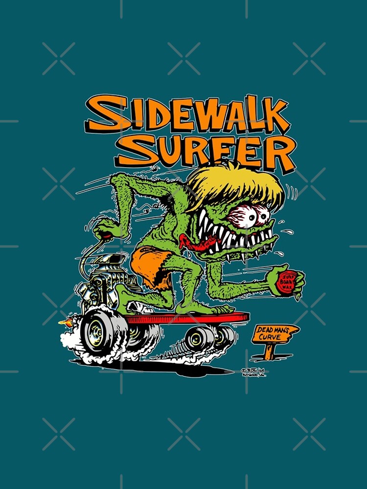Sidewalk Surfer color iPhone Case by monsieurspot