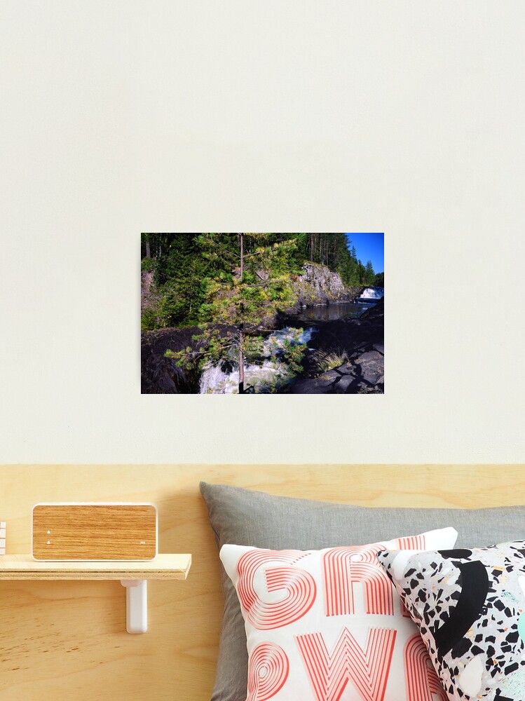 Thumbnail 2 of 3, Photographic Print, Kivach Waterfalls in Karelia, Russia designed and sold by Mallorn.