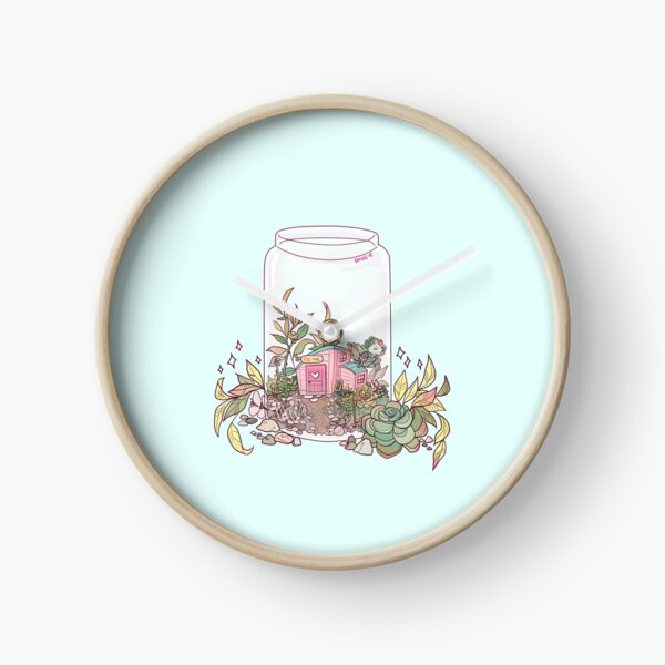 Re-tail Terrarium Sticker Clock