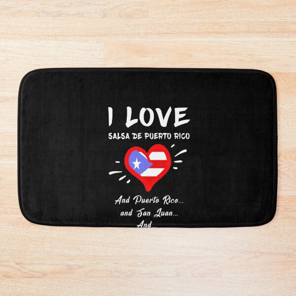 Artikelvorschau, I love Salsa de Puerto Rico Salsa Dance Geschenk T-Shirt entworfen und verkauft von Dubbra.