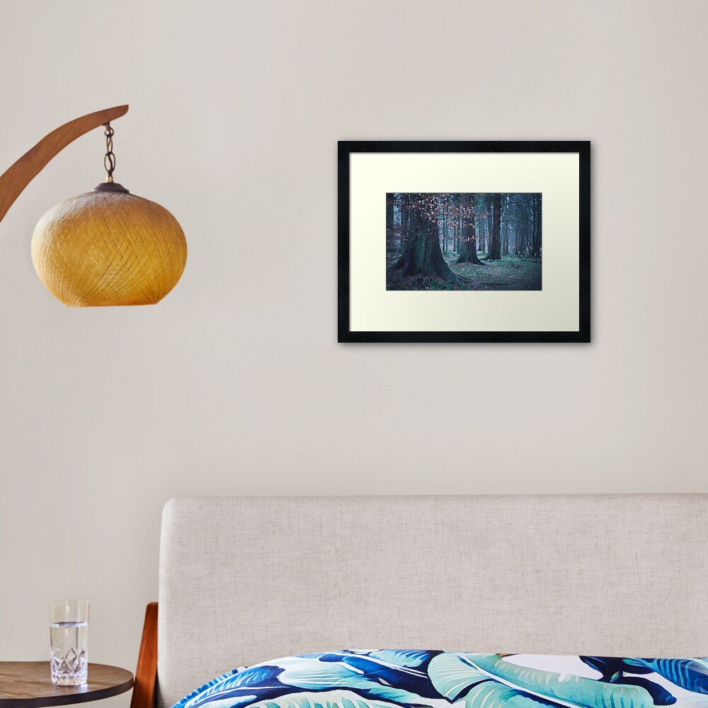 The Softness: 6: Spray of Beech Leaves Framed Art Print