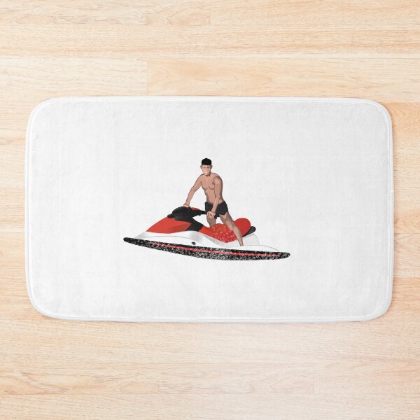 Item preview, young man on a red jet ski designed and sold by Magazin-Brenda.