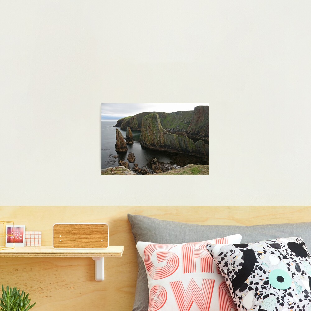 Cliffs, Westerwick Photographic Print