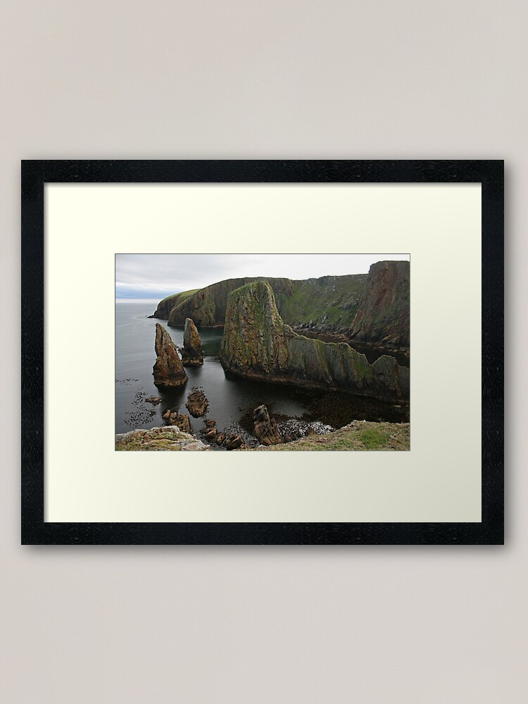 Alternate view of Cliffs, Westerwick Framed Art Print