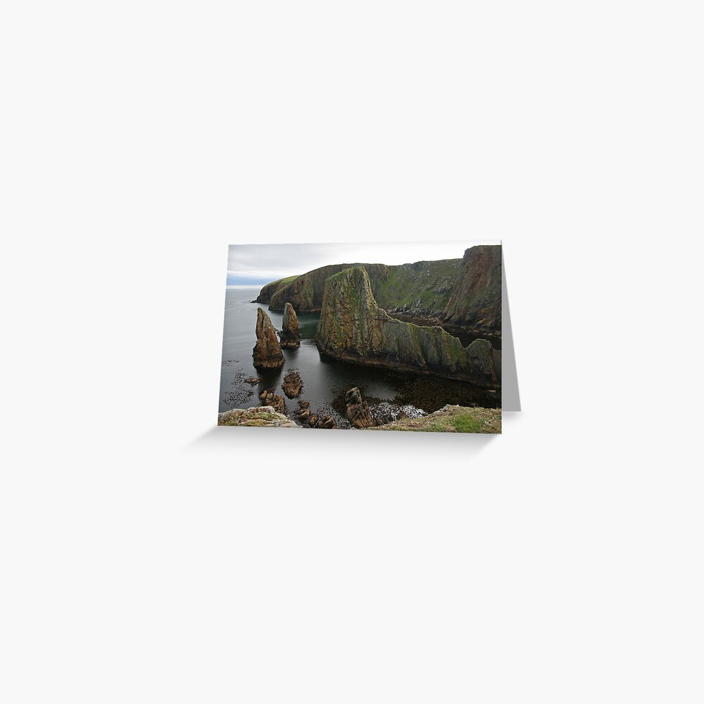 Cliffs, Westerwick Greeting Card