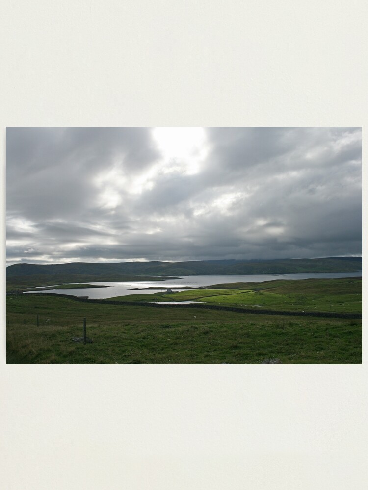 Alternate view of Light on the Land, Shetland Photographic Print