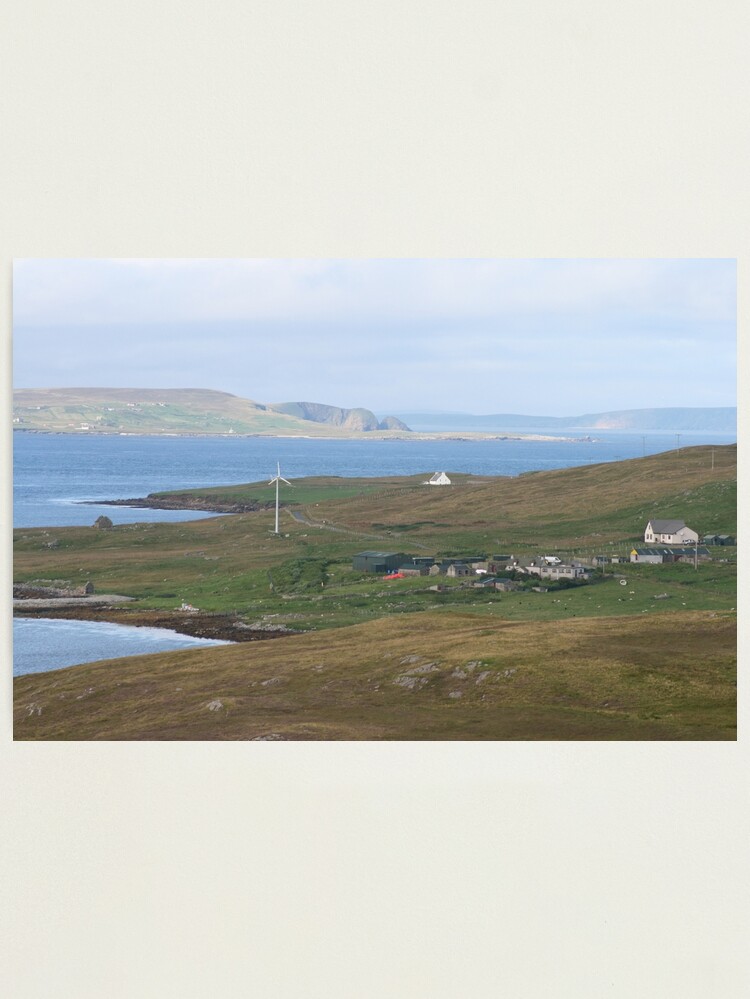 Thumbnail 1 of 3, Photographic Print, Lunna Ness and Yell designed and sold by orcadia.