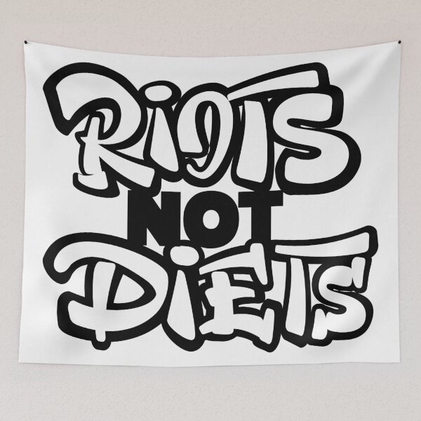 Item preview, Riots Not Diets designed and sold by ZalinaKadyrova.