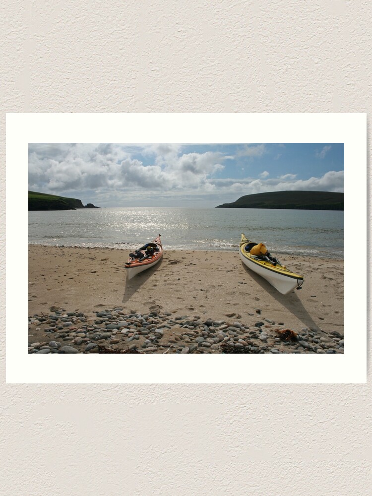 Alternate view of Perfect paddling Art Print