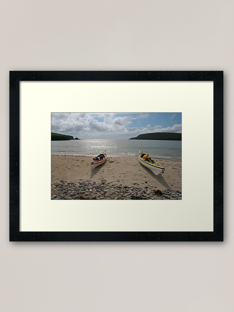 Alternate view of Perfect paddling Framed Art Print