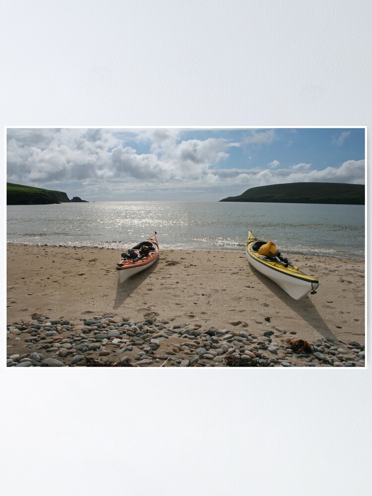 Poster, Perfect paddling designed and sold by Fiona MacNab