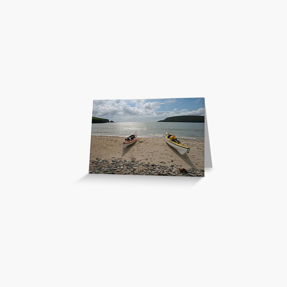 Perfect paddling Greeting Card