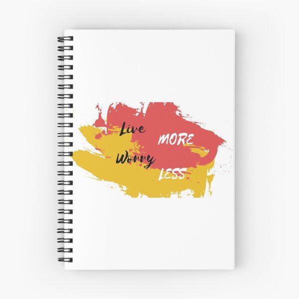 Item preview, Live More, Worry Less designed and sold by heartfeltarts93.