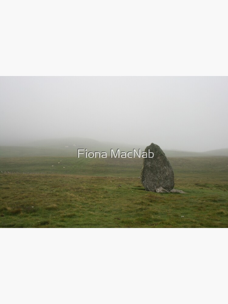Standing stone, Unst by orcadia