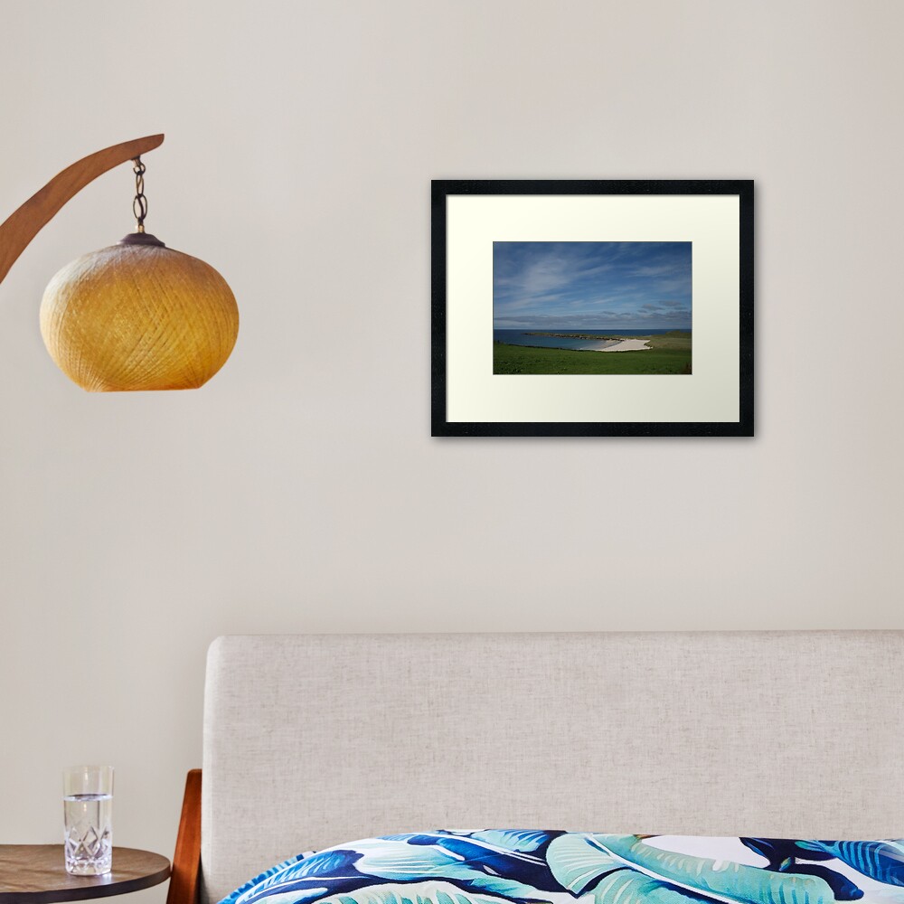 Shetland's Caribbean Framed Art Print