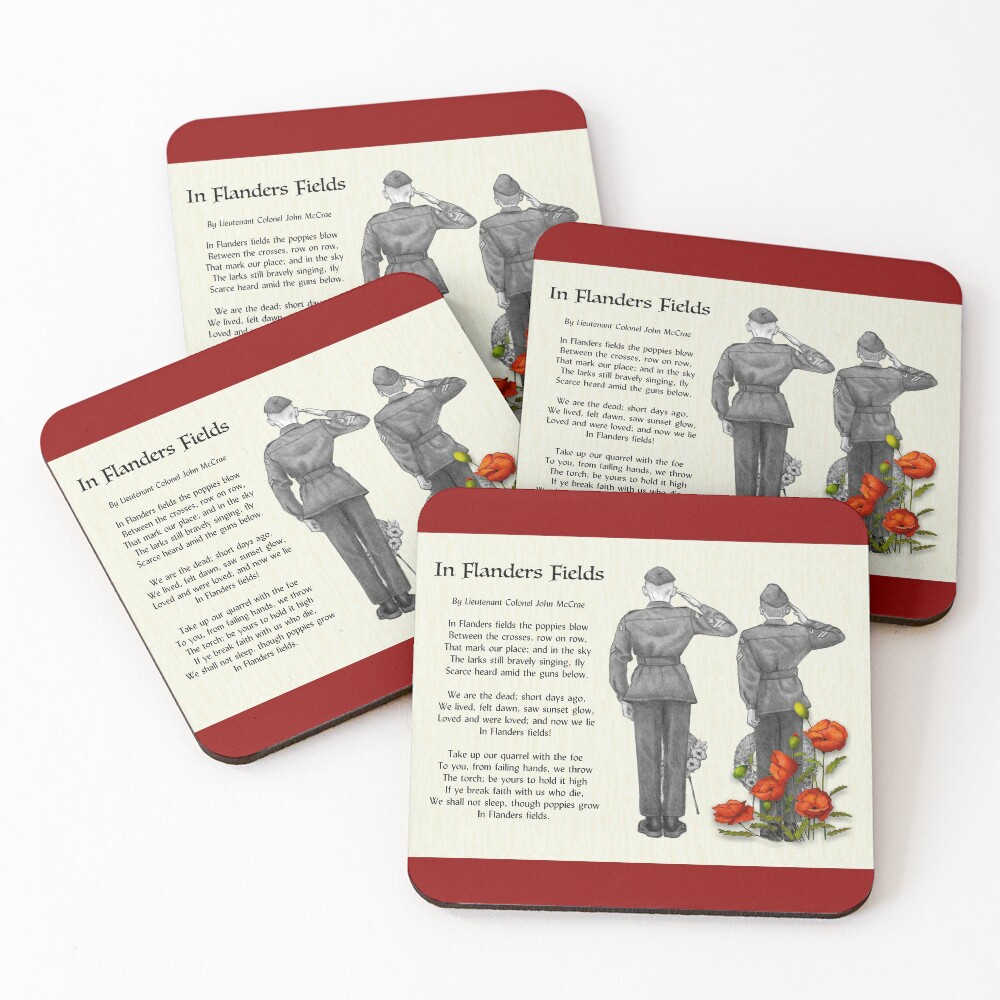 In Flanders Fields Greeting Card by Andrew Fare