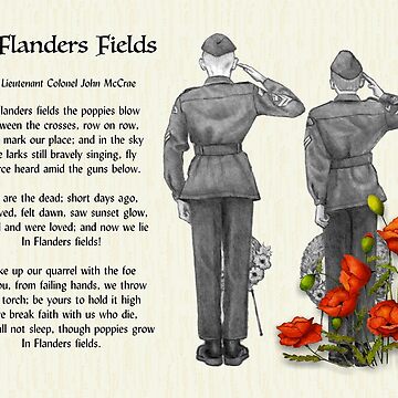 In Flanders Fields, Cadets, Poppies - Joyce's Art - Drawings &  Illustration, Politics & Patriotism, Military & War - ArtPal