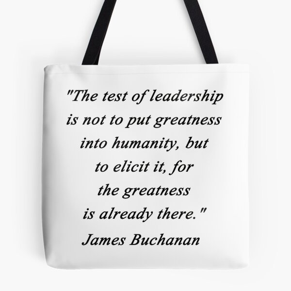 Item preview, Test of Leadership - James Buchanan designed and sold by CrankyOldDude.