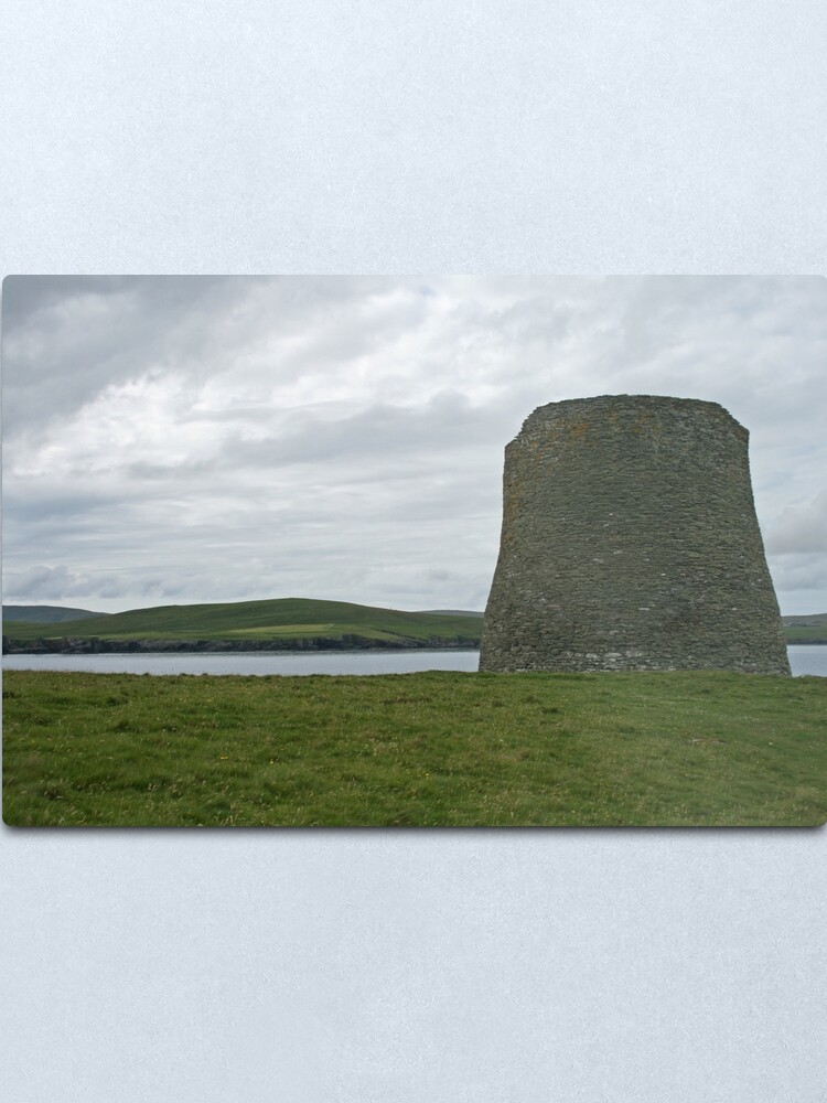 Alternate view of Mousa broch Metal Print