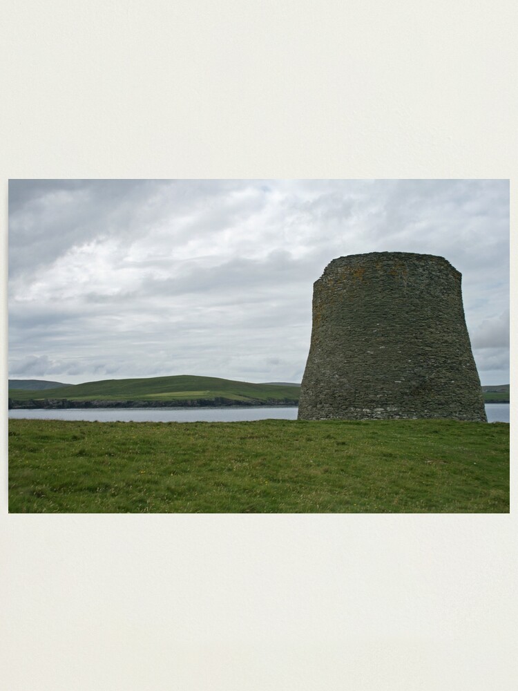 Alternate view of Mousa broch Photographic Print