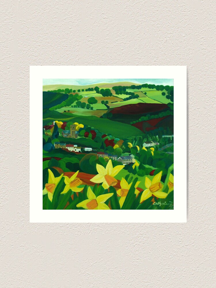 Alternate view of How green is my valley Art Print