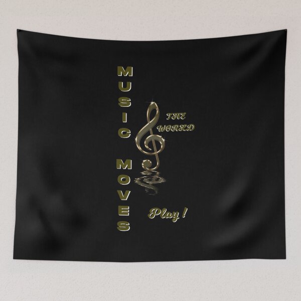 Item preview, Music moves the world. Play! designed and sold by MaximilyN.