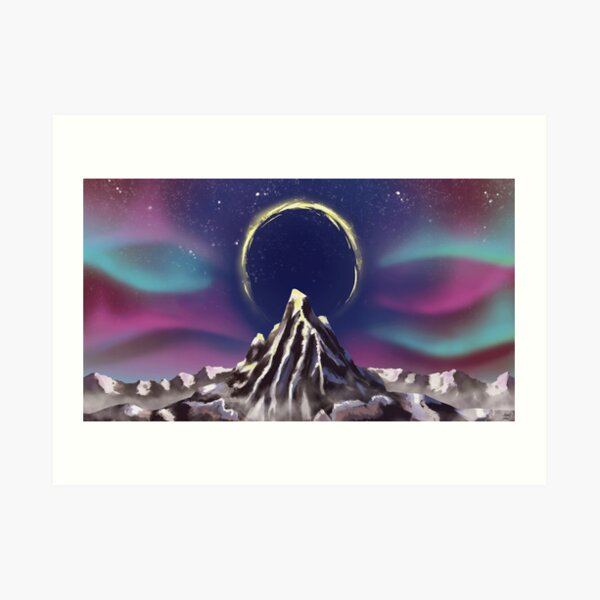 The Sky Above The Mountain Impression artistique