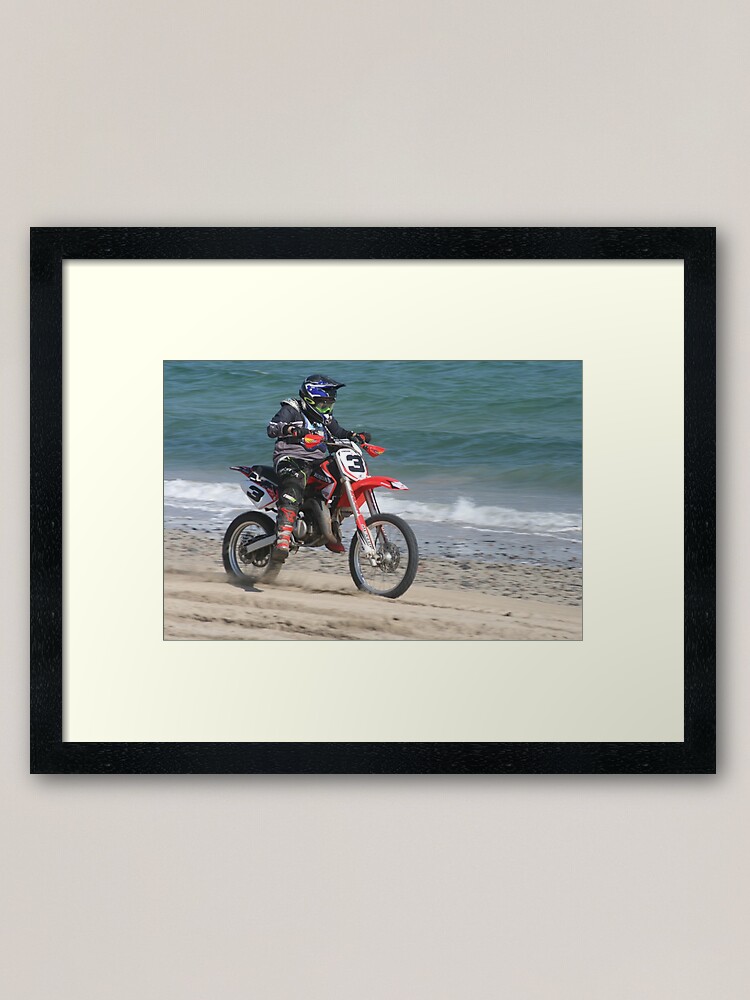 Alternate view of Motocross Framed Art Print