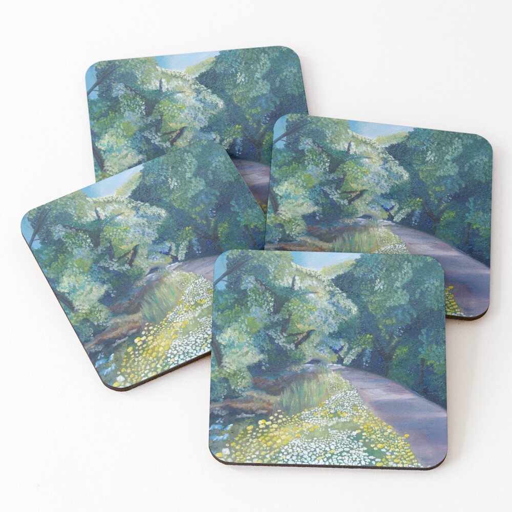 Step into Spring Coasters (Set of 4)