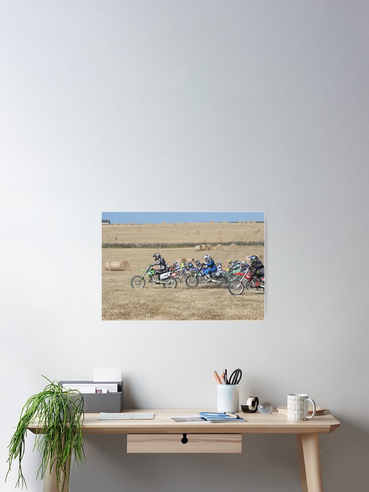 Thumbnail 2 of 3, Poster, And they're off... designed and sold by orcadia.