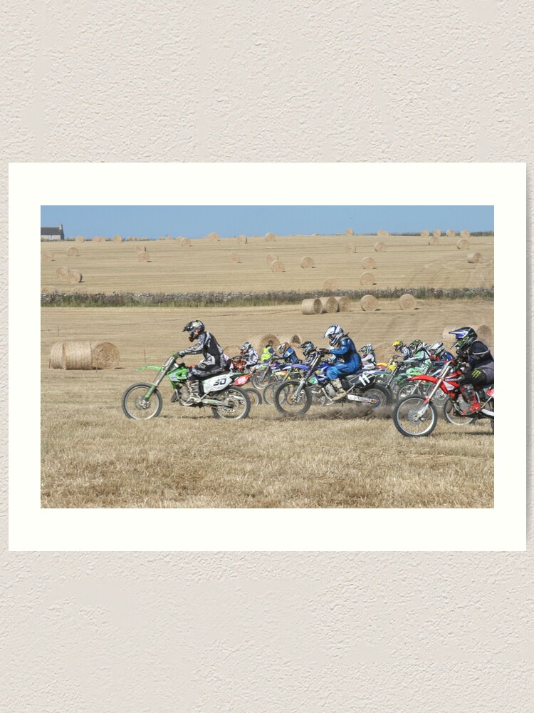 Alternate view of And they're off... Art Print