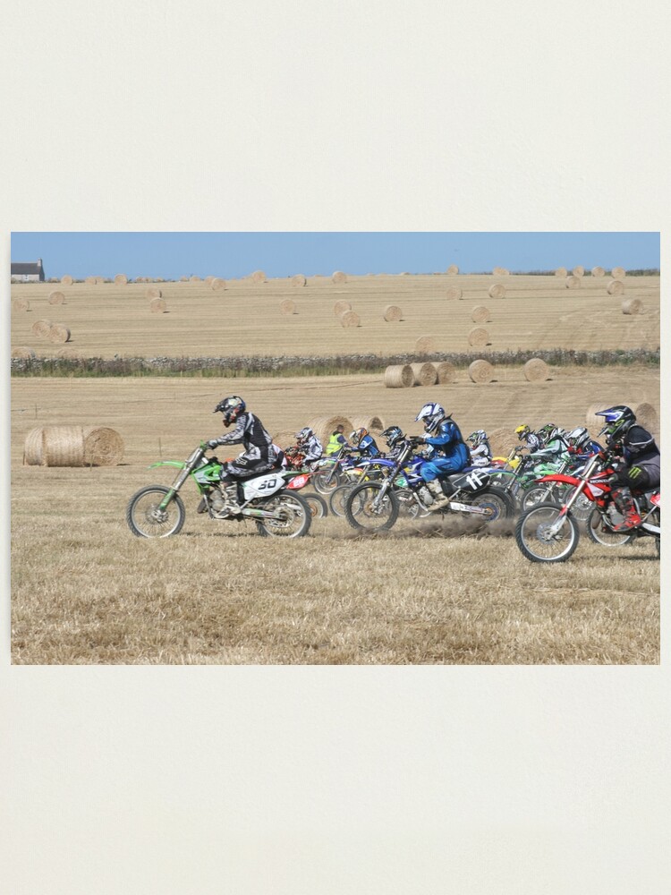 Alternate view of And they're off... Photographic Print