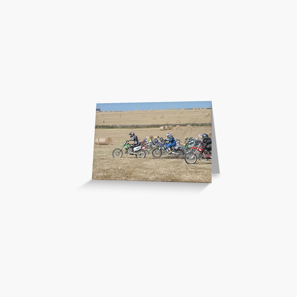And they're off... Greeting Card