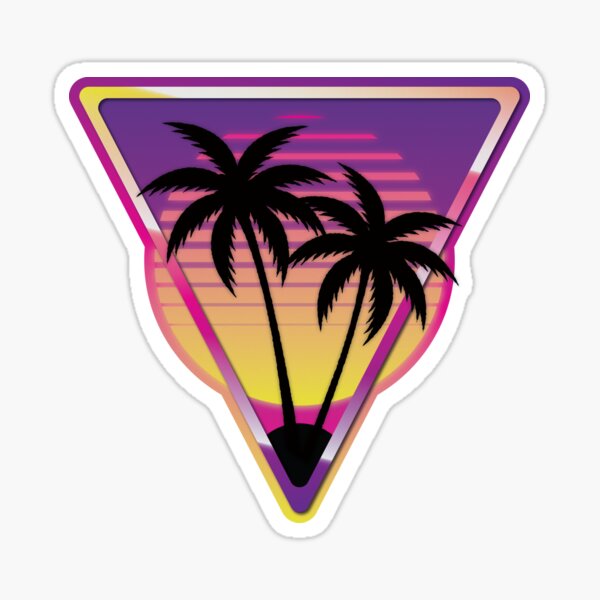 Palm Tree Sticker - Vinyl Stickers - Cute Stickers - Vinyl Decal - Beach  Stickers - Pink - By Blush Budgie on  - Handmade in Tasmania