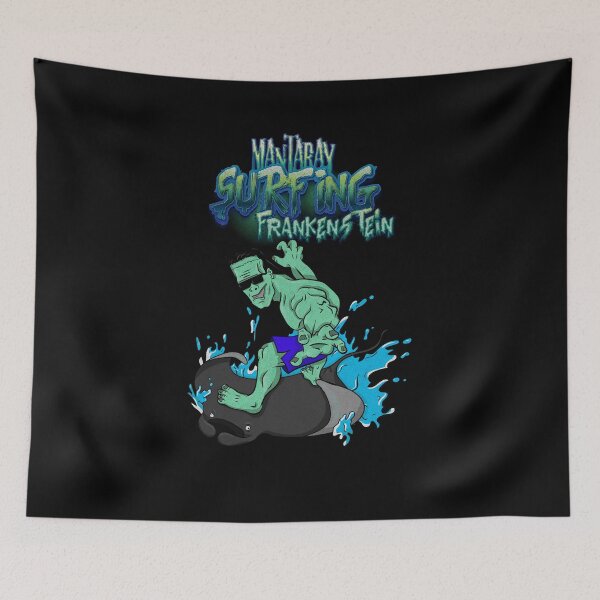 Item preview, manta ray surfing frankenstein designed and sold by wetchickenlip.