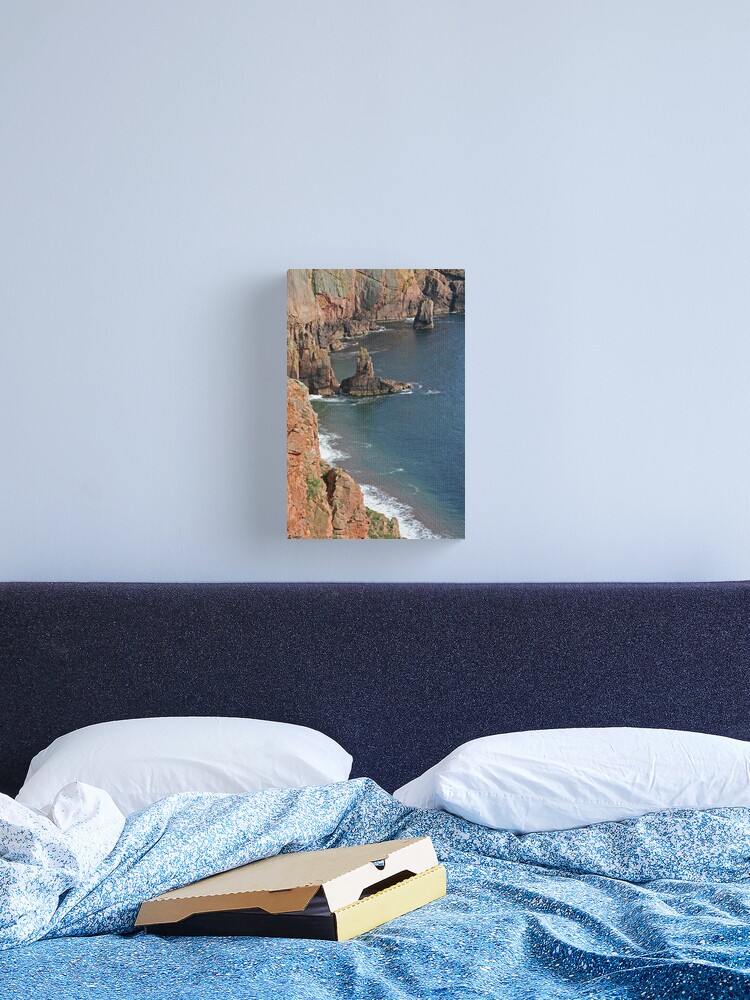 Thumbnail 2 of 3, Canvas Print, Shetland's riviera? designed and sold by orcadia.