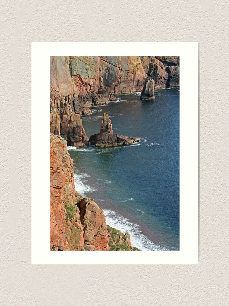 Alternate view of Shetland's riviera? Art Print