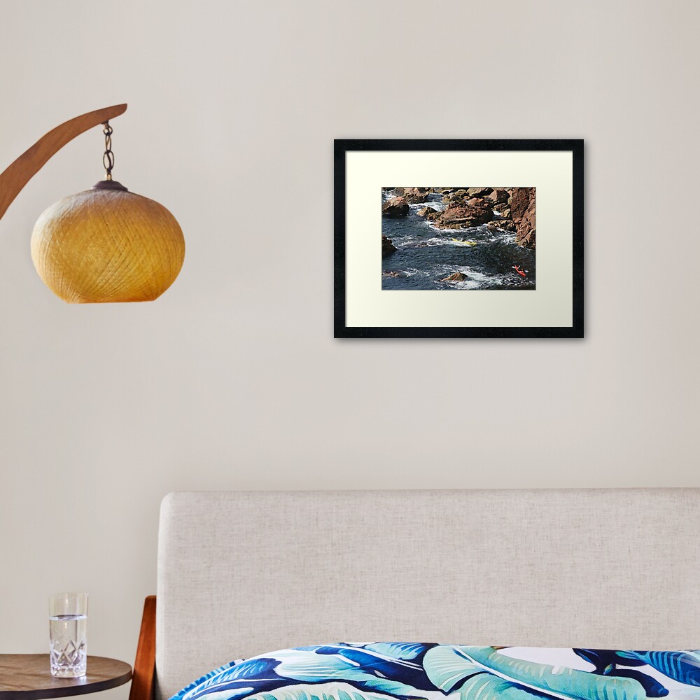 Rockhopping Framed Art Print