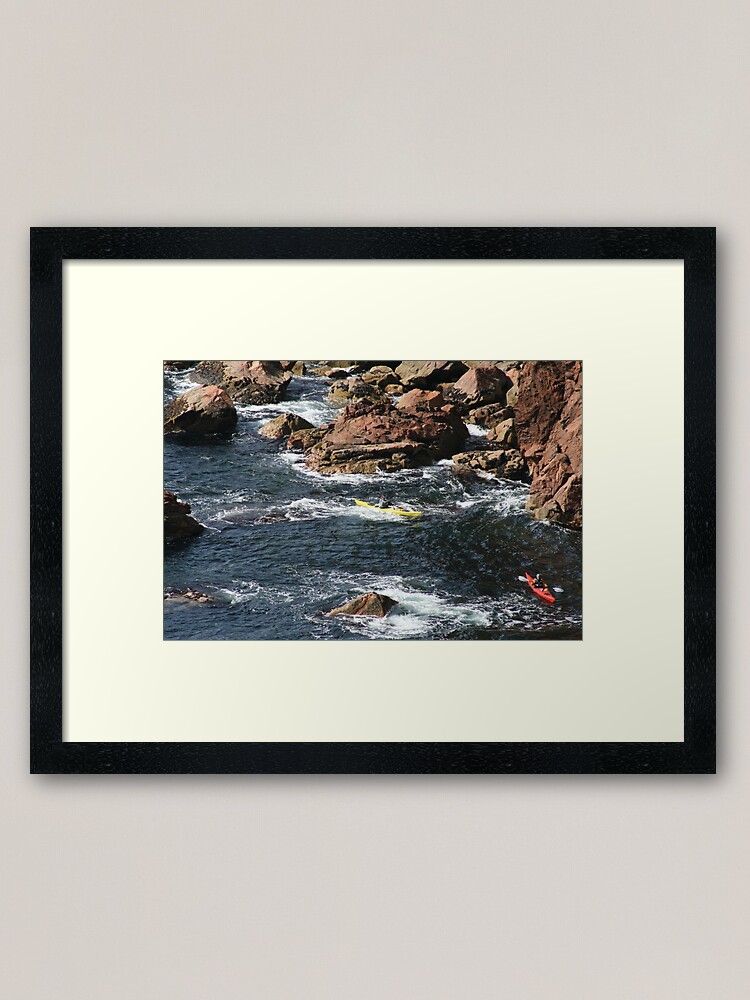 Alternate view of Rockhopping Framed Art Print