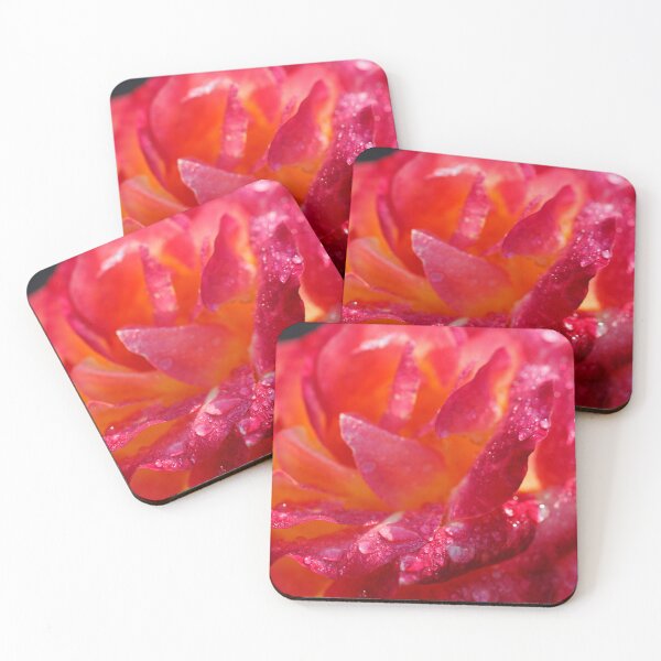 Item preview, Red Hybrid Tea, Rose, Dewdrops, Flower designed and sold by Torsten  Krüger.